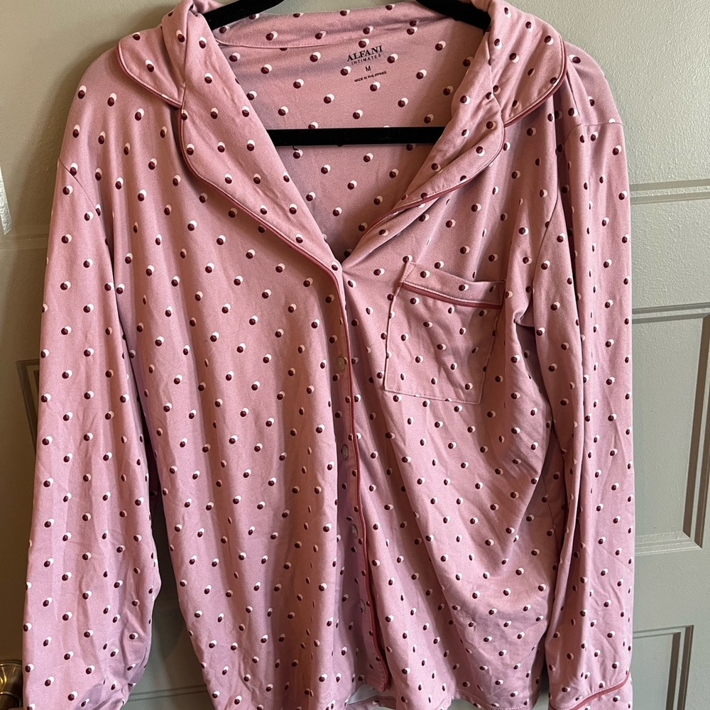 Pink and Purple Pajama Set Size M